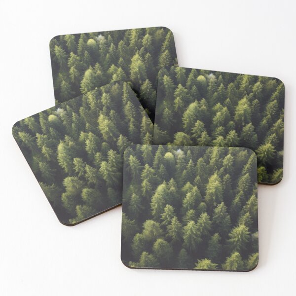 Artikelvorschau, Green pine forest top view entworfen und verkauft von Polistchuk.