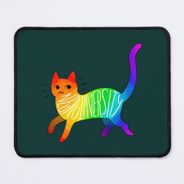 Item preview, Neurodiversity Cat designed and sold by ElonDabney.