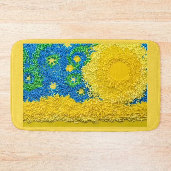 Item preview, Starry yellow moon cake sprinkle sky designed and sold by ArtyBuys.