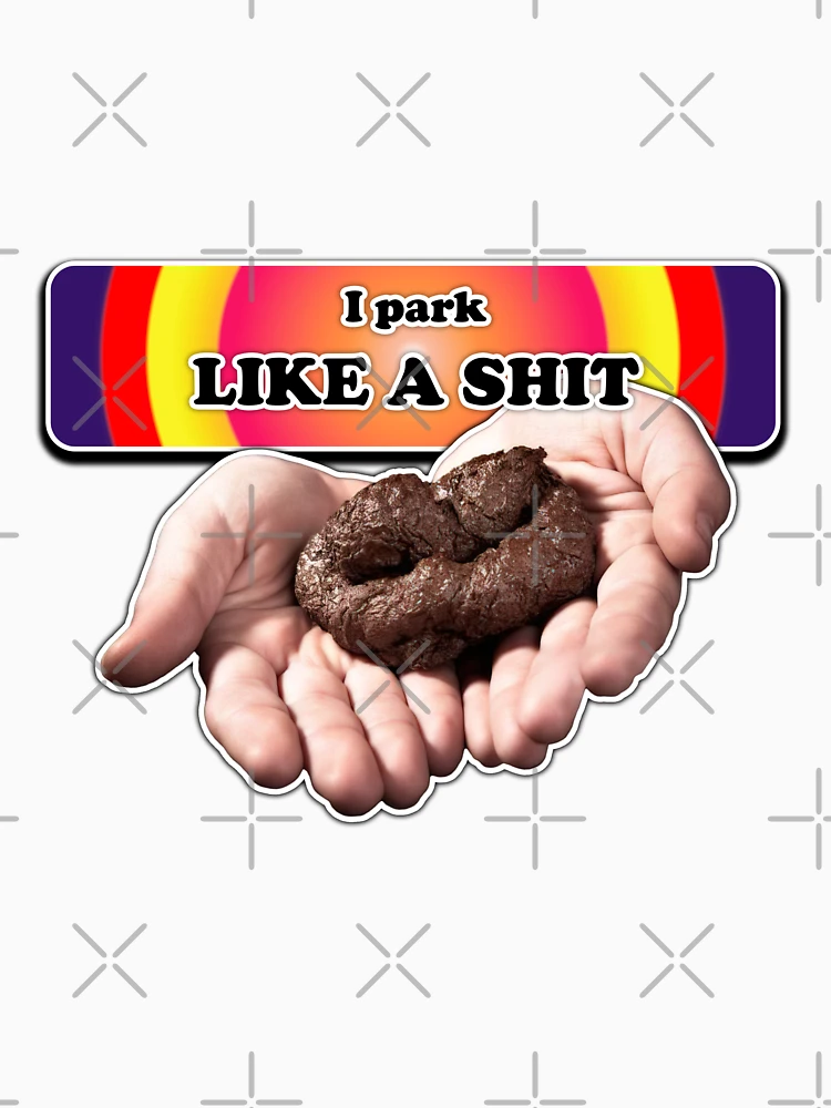 Imagen 6 de 6, Sudadera con capucha con la obra I park like shit, diseñada y vendida por Riday.