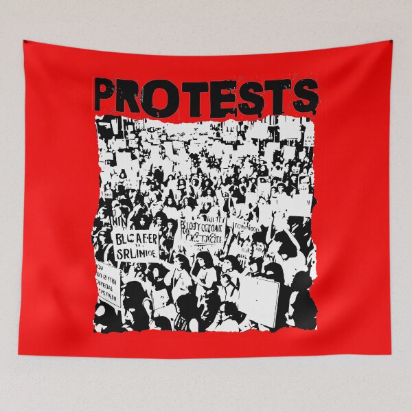 Item preview, Revolutionary Echoes: Retro Protest Statement designed and sold by ThiagoSDantas.