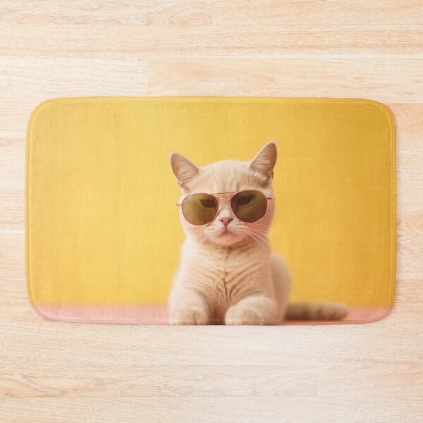 Item preview, Grumpy kitten with sunglasses designed and sold by Polistchuk.