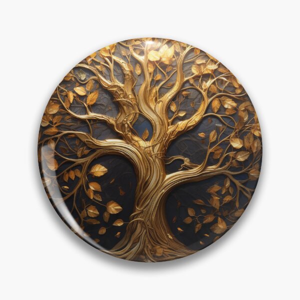 Item preview, golden tree of life designed and sold by Quotes-and-plus.