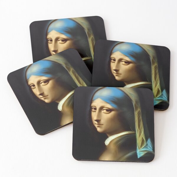 Item preview, Mona Lisa who tried to imitate the painting of "Pearl Earring" designed and sold by LOVEARTDESIGN.