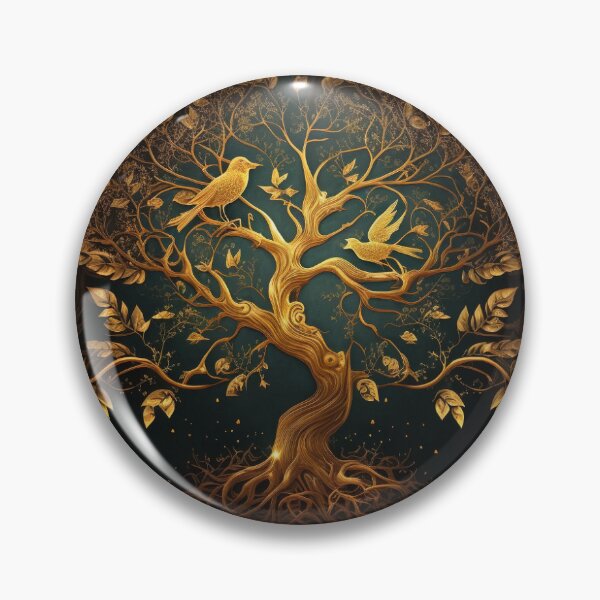 Item preview, golden tree of life designed and sold by Quotes-and-plus.