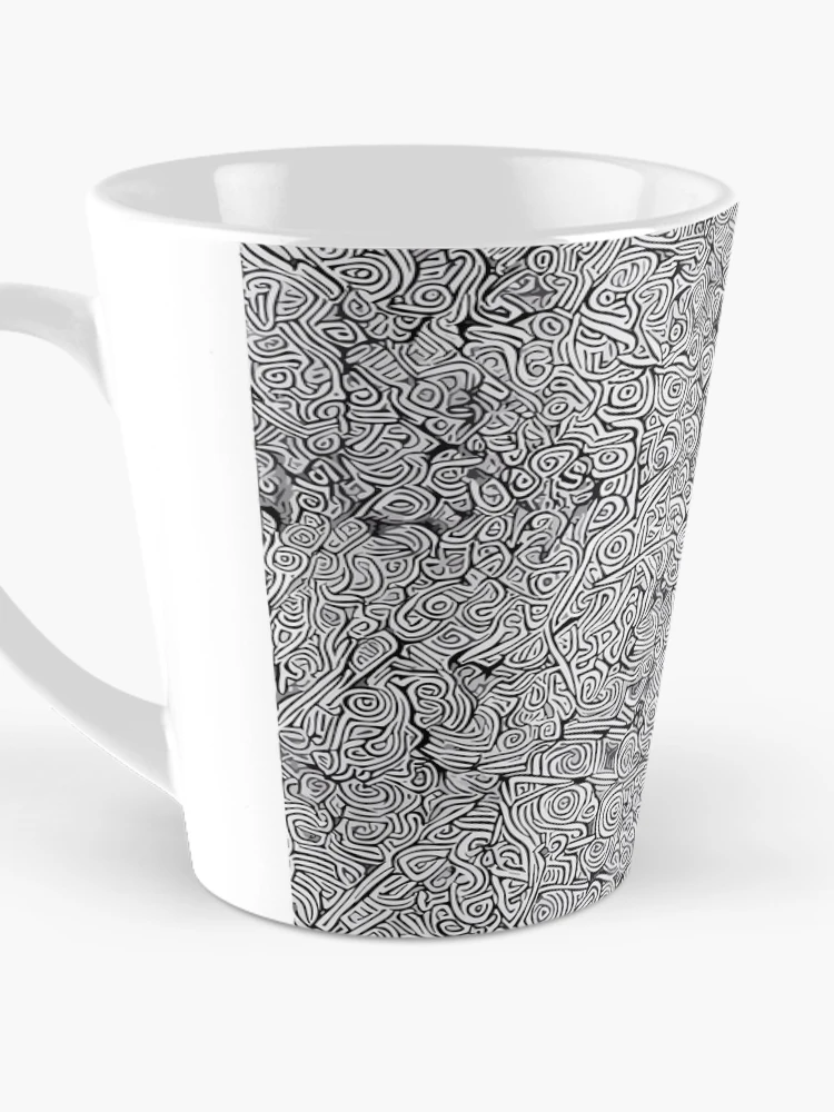 Thumbnail 3 of 4, Coffee Mug, Zentangle Pattern designed and sold by PatternCo.