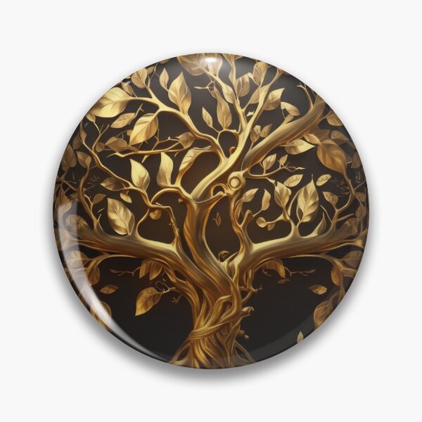 Item preview, golden tree of life designed and sold by Quotes-and-plus.