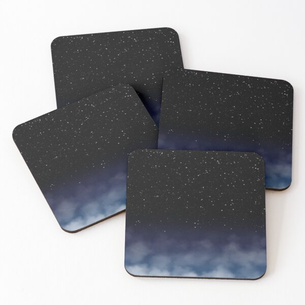 Item preview, Black and Blue Cloudy Night Sky / Sweet and Dreamy Landscape designed and sold by impressionofmel.