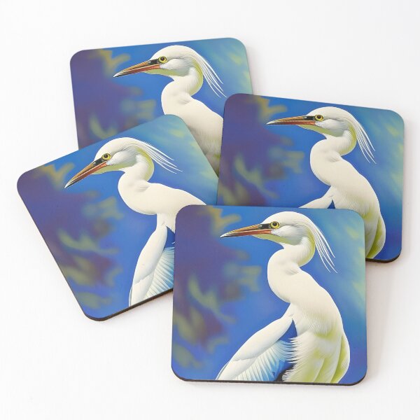 Item preview, Snowy Egret, Ai Generated Art  designed and sold by ACC .