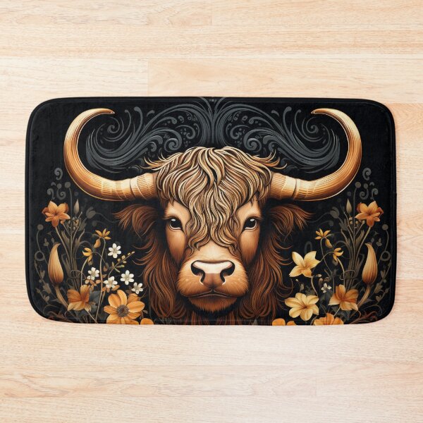 Item preview, Highland cow designed and sold by BloodRubyz.