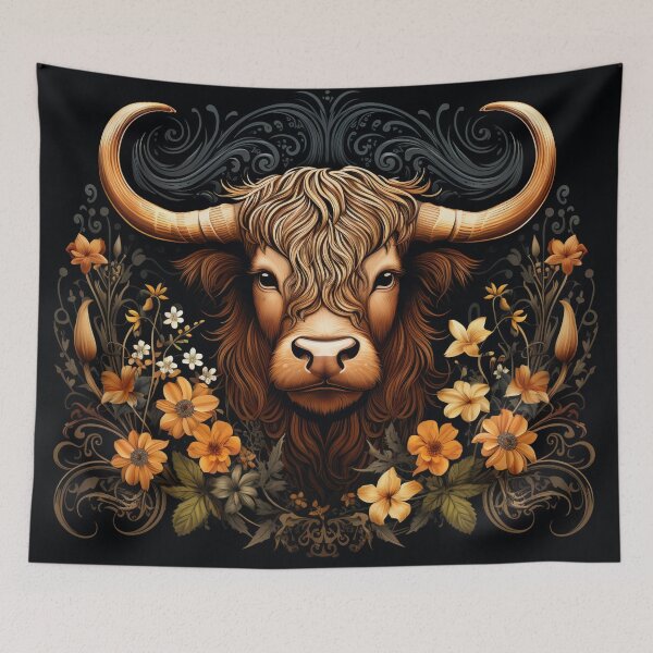 Item preview, Highland cow designed and sold by BloodRubyz.