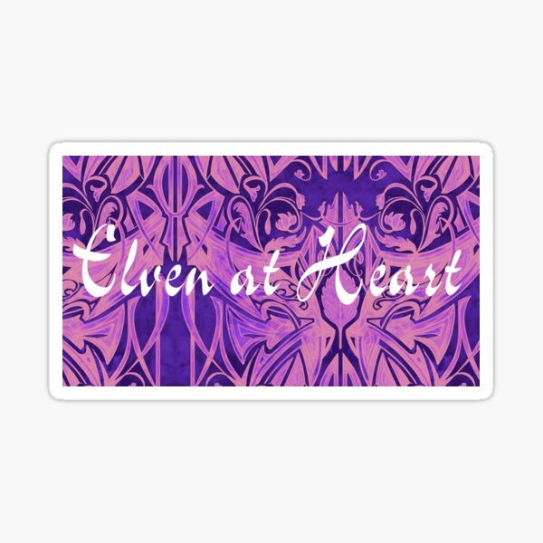 Elven Magick, Amethyst Sticker
