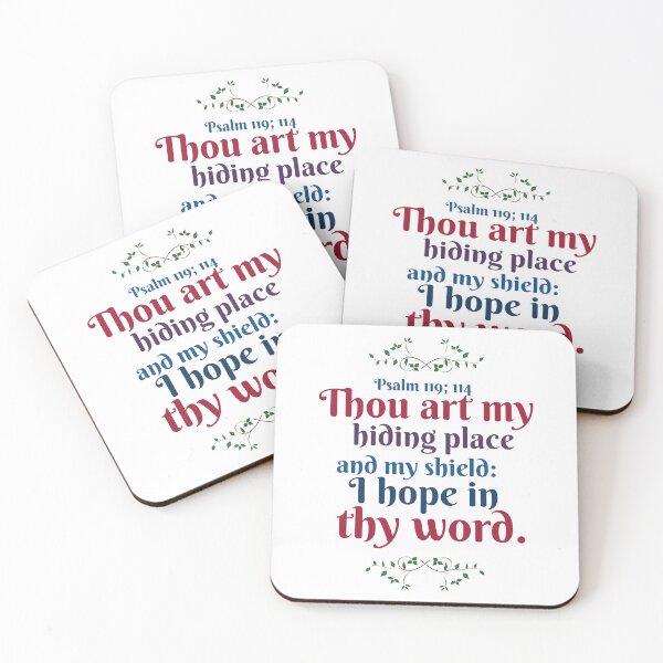 Item preview, Thou art my hiding place and my shield: I hope in thy word. designed and sold by adam1762.