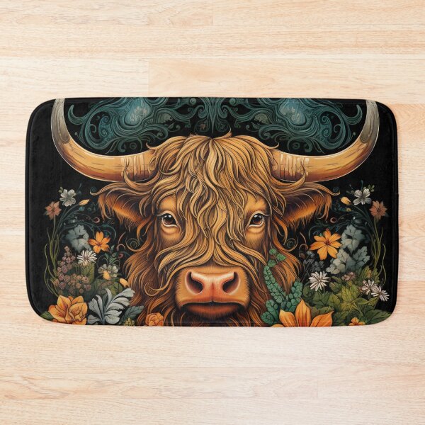 Item preview, Highland cow designed and sold by BloodRubyz.