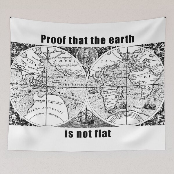 Item preview, Proof that the earth is not flat By Jonathan P. designed and sold by JonathanP514.