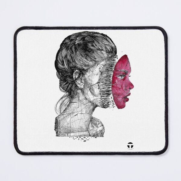 Item preview, Red-Faced Woman designed and sold by tivayes-shop.