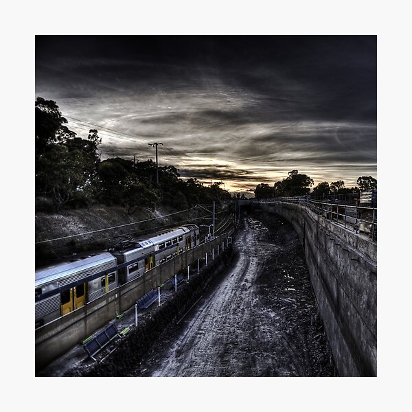 Kirrawee Track Works Photographic Print
