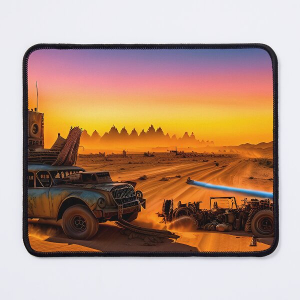 Item preview, A ravaged world of sand dunes and searing heat designed and sold by PixieDustAIArt.