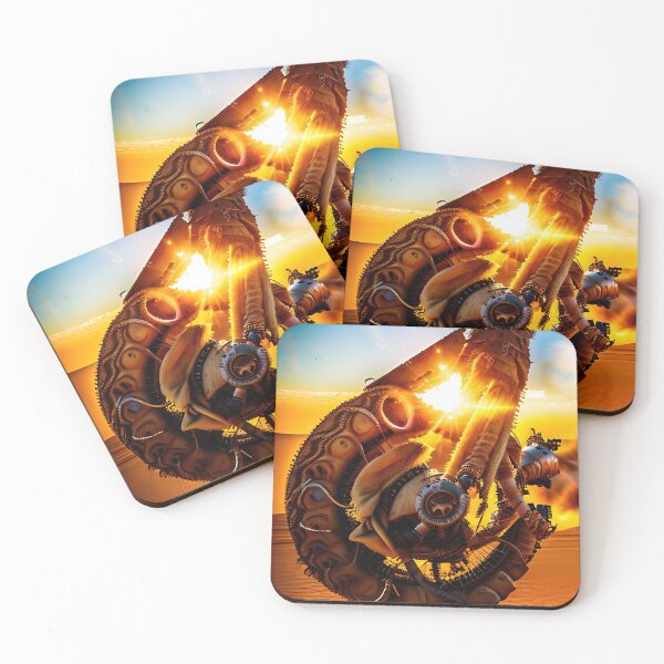Item preview, A ravaged world of sand dunes and searing heat designed and sold by PixieDustAIArt.