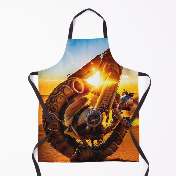 Item preview, A ravaged world of sand dunes and searing heat designed and sold by PixieDustAIArt.