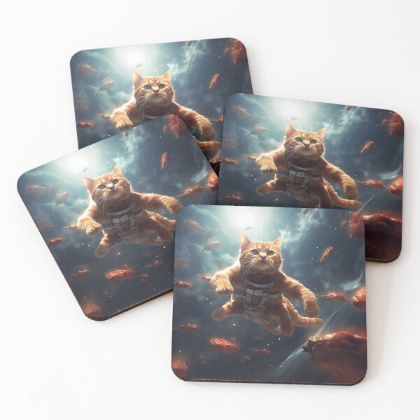 Item preview, Cat swimming in space designed and sold by Tord Standnes.