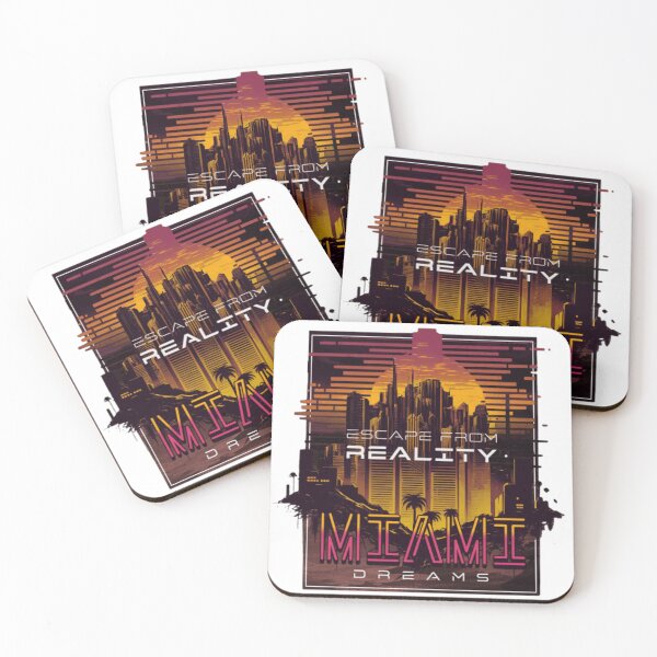 Item preview, Escape into Miami's Vibrant Reality: Unveiling the Captivating Journey designed and sold by Puppy Paws.