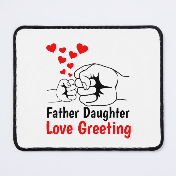 Item preview, father-daughter love greeting designed and sold by seritik.