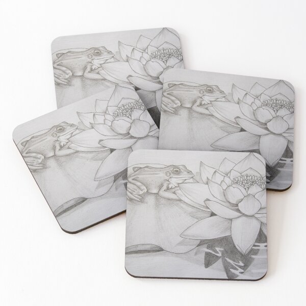 Item preview, Frog and Lotus designed and sold by elenor-arts.