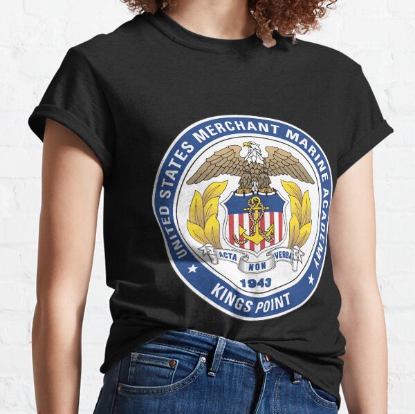 J2 Sport USMMA United States Merchant Marine Academy Kings Point Mariners  NCAA Womens T-Shirt