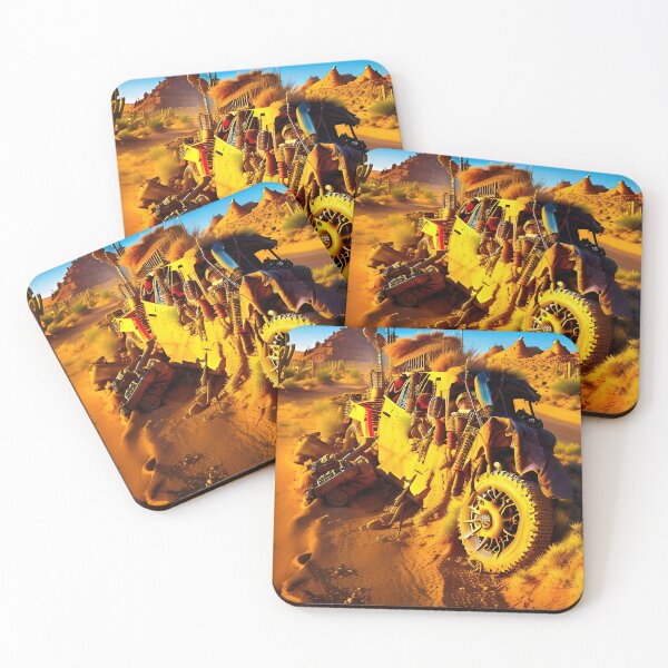 Item preview, A ravaged world of sand dunes and searing heat designed and sold by PixieDustAIArt.