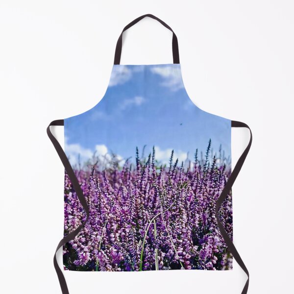 Item preview, Serene Purple Heather Hillside Art Print: Tranquil Beauty under a Blue Sky designed and sold by Oh Halo Berry.