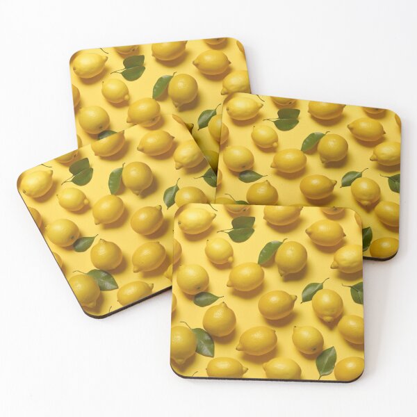 Item preview, Lemons and Green Leaves Pattern for Refreshing Design designed and sold by ShopWilPrints.