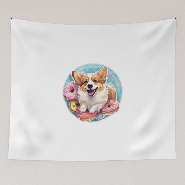 Item preview, Corgi and Donuts designed and sold by CrittersHub.