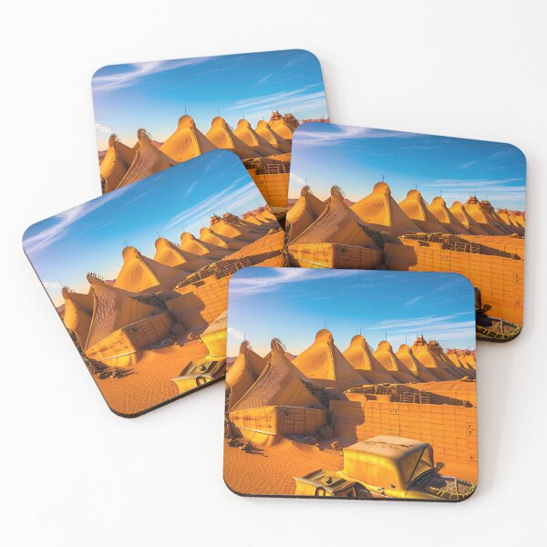 Item preview, A ravaged world of sand dunes and searing heat designed and sold by PixieDustAIArt.
