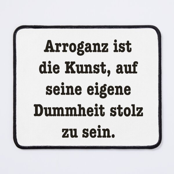 Item preview, Quote - Arrogance and stupidity designed and sold by Zeewind.