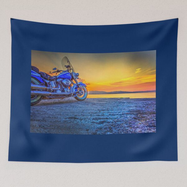 Item preview, Motorbike Sunset In Kefalonia designed and sold by Paul Thompson Photography.
