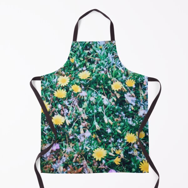 Item preview, Radiant Yellow Gazanias and Mossy Stone Crop Art Print: Vibrant Splendor on a Cornish Hillside designed and sold by Oh Halo Berry.