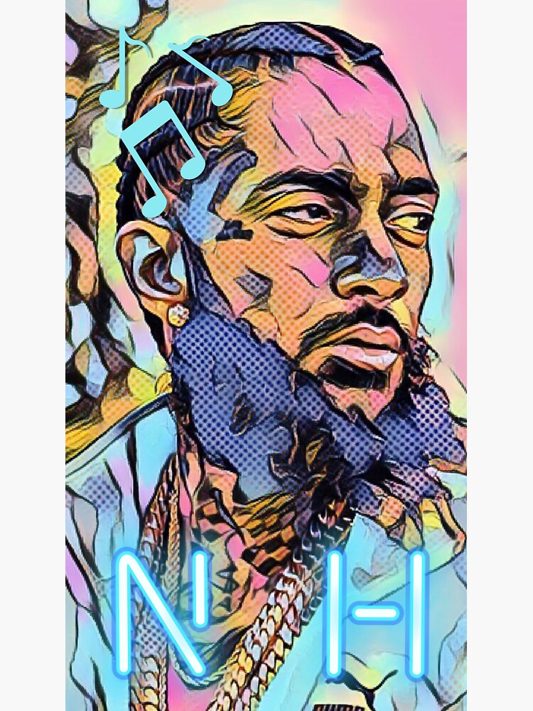 Nipsey Hussle Side Profile With Eye Magnet for Sale by luzerome