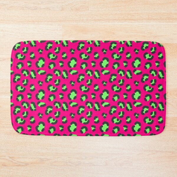 Item preview, 80s Neon Pink and Green Leopard Print designed and sold by So70s.