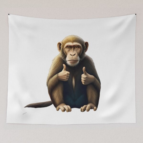 Item preview, Monkey with thumb up designed and sold by Jurke-333.