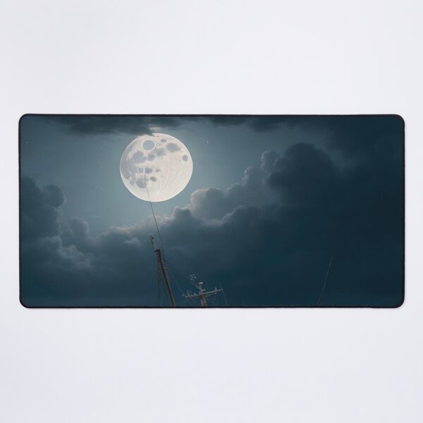 Item preview, Fishing Boat in a Storm Oil Painting Print designed and sold by randomtdesigns.