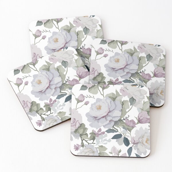 Artikelvorschau, Elegante Blüten: Nahtloses Blumenmuster für Mode und Inneneinrichtung entworfen und verkauft von NikksCustomArt.