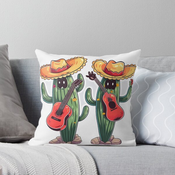Item preview, Saguaro Cacti Singing with Surprise - Digital Cartoon Sticker designed and sold by PaintbrushPlace.