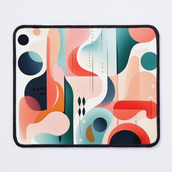 Item preview, Organic Forms Blending with Geometric Shapes and Colorful Fauna designed and sold by ShopWilPrints.