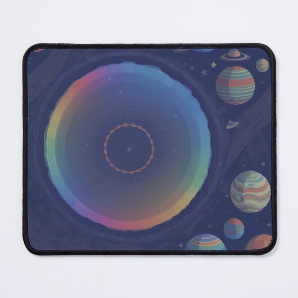 Item preview, Colorful Seamless patterns of planets and stars designed and sold by SammerDesign.