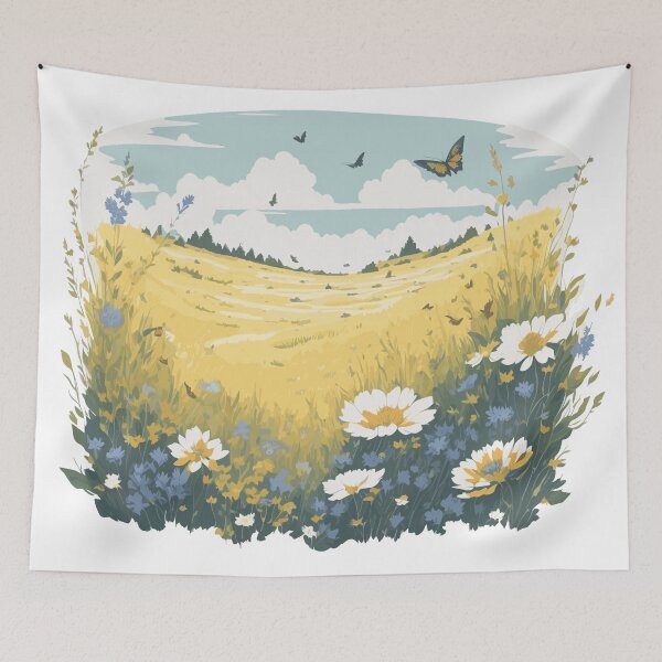 Item preview, Sunlit Meadow designed and sold by bubblegarden.