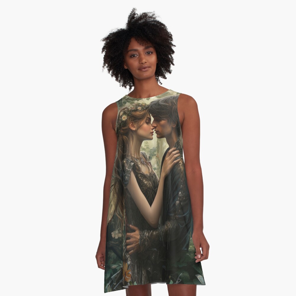 Item preview, A-Line Dress designed and sold by phatpuppyart.