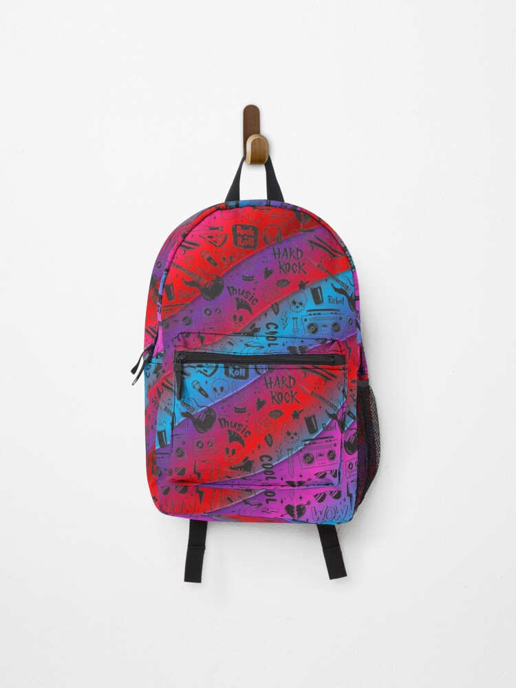 Thumbnail 1 of 3, Backpack, Music Pattern designed and sold by Profitrip.