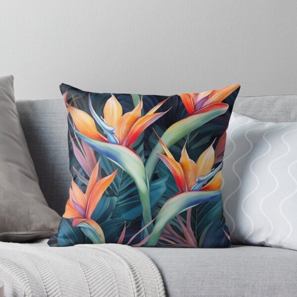 Item preview, Brid of Paradise flower in a painterly style designed and sold by Adriano Carrideo.