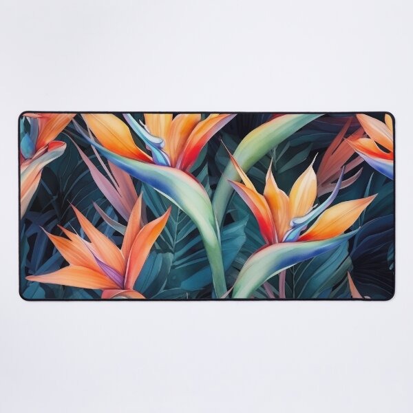 Item preview, Brid of Paradise flower in a painterly style designed and sold by Adriano Carrideo.